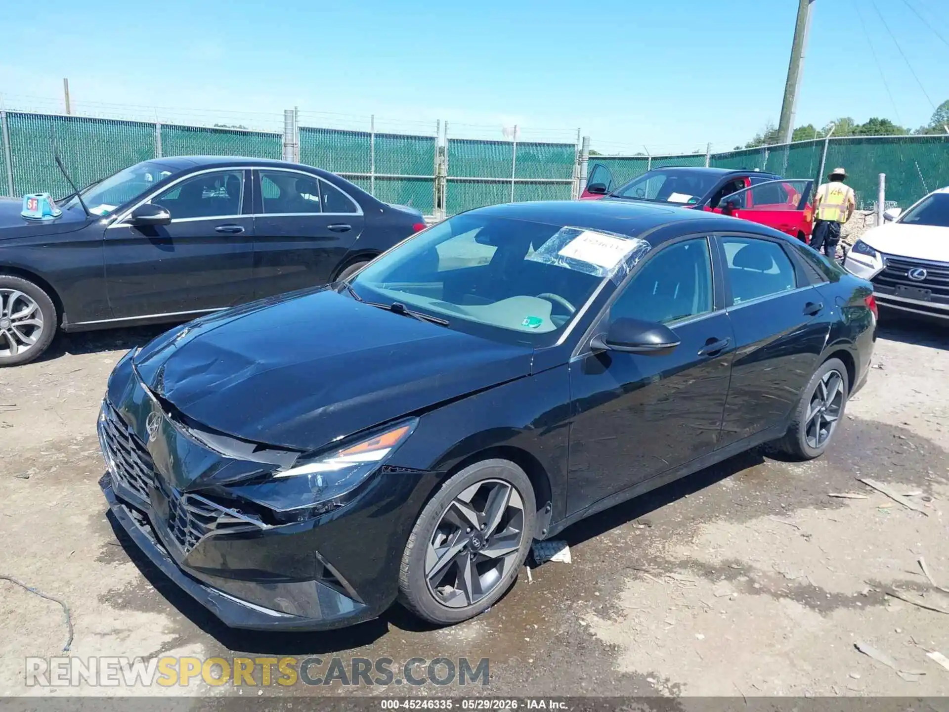2 Photograph of a damaged car 5NPLN4AG7MH030431 HYUNDAI ELANTRA 2021