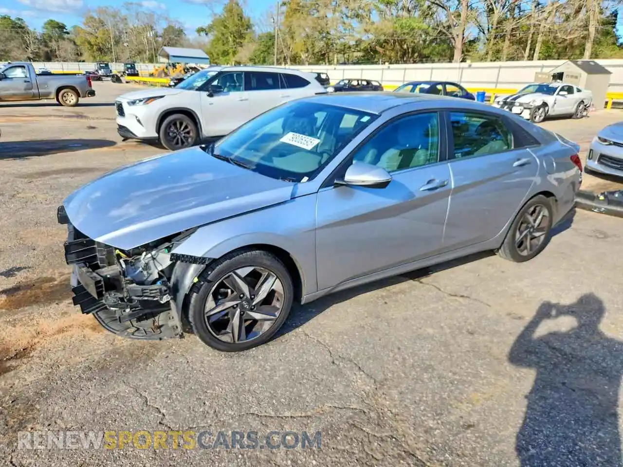 1 Photograph of a damaged car 5NPLN4AG7MH039016 HYUNDAI ELANTRA 2021