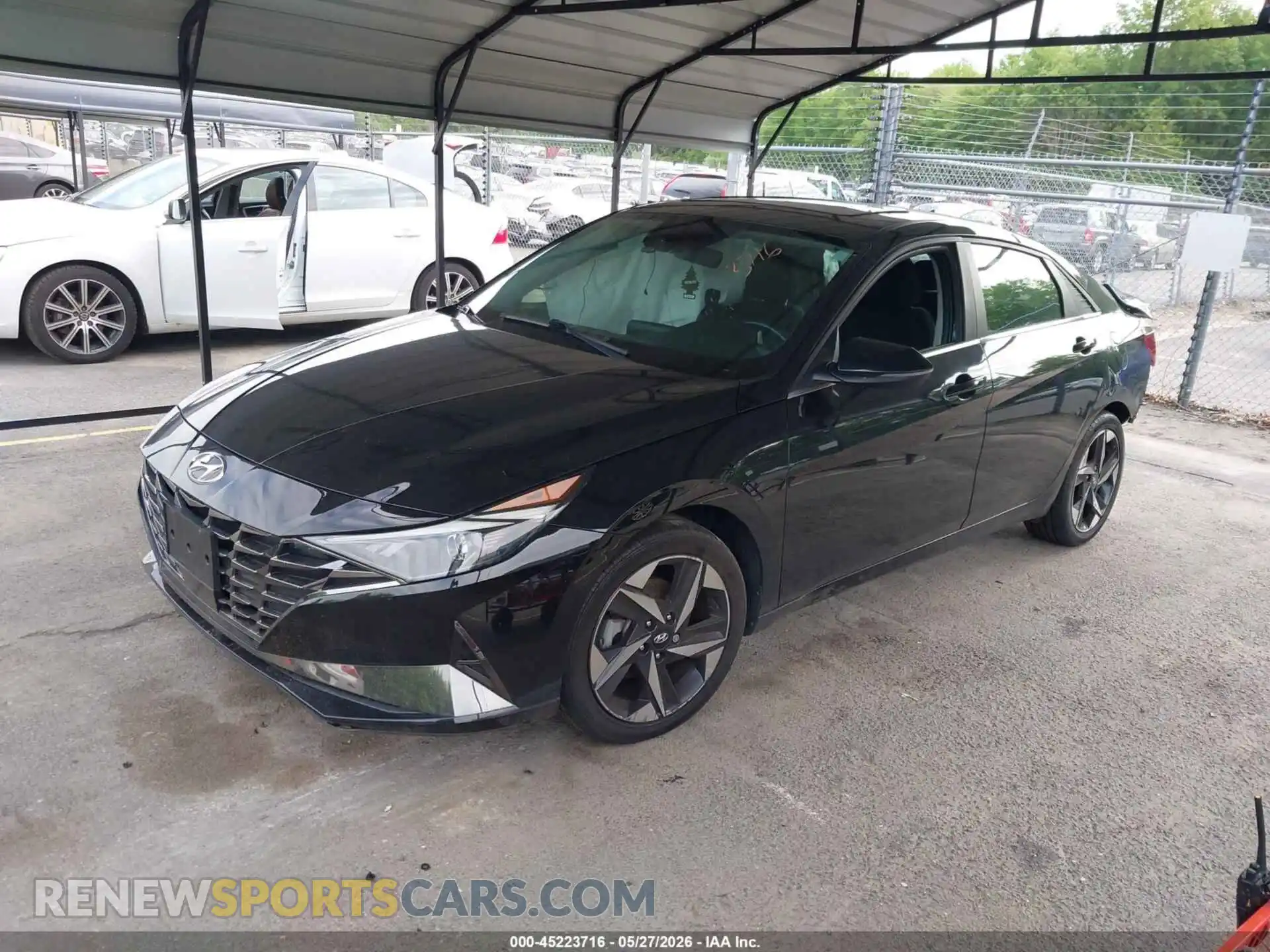 2 Photograph of a damaged car 5NPLN4AG7MH043650 HYUNDAI ELANTRA 2021