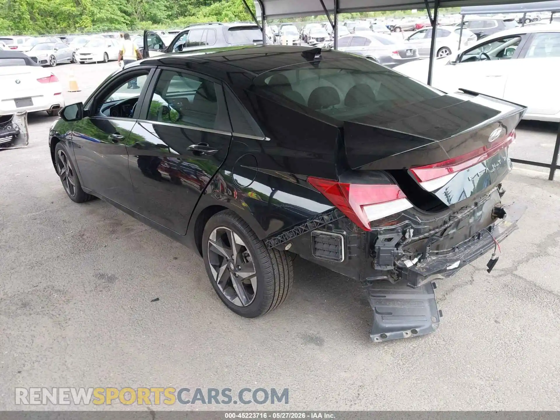 3 Photograph of a damaged car 5NPLN4AG7MH043650 HYUNDAI ELANTRA 2021