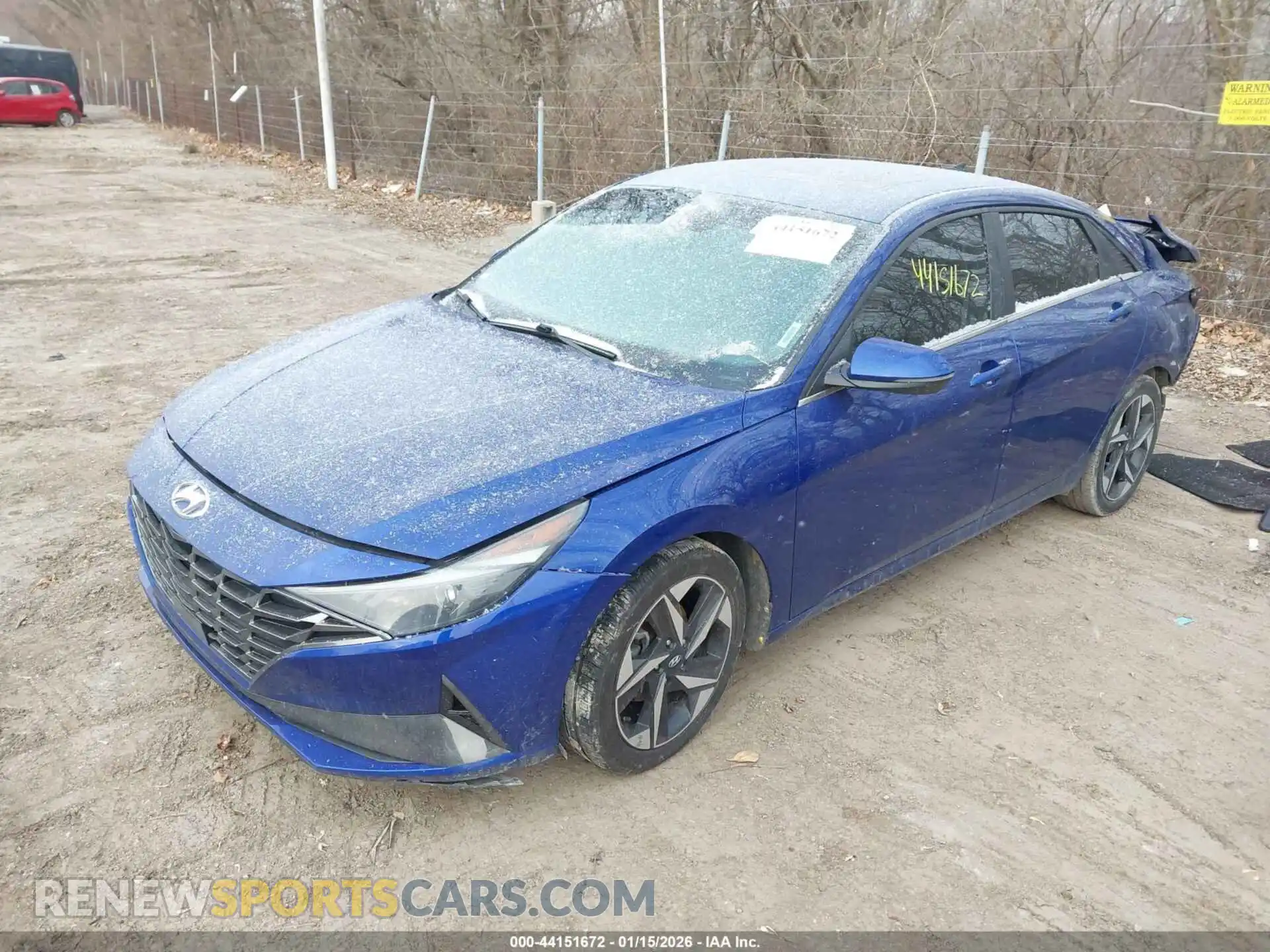 2 Photograph of a damaged car 5NPLN4AG8MH006509 HYUNDAI ELANTRA 2021
