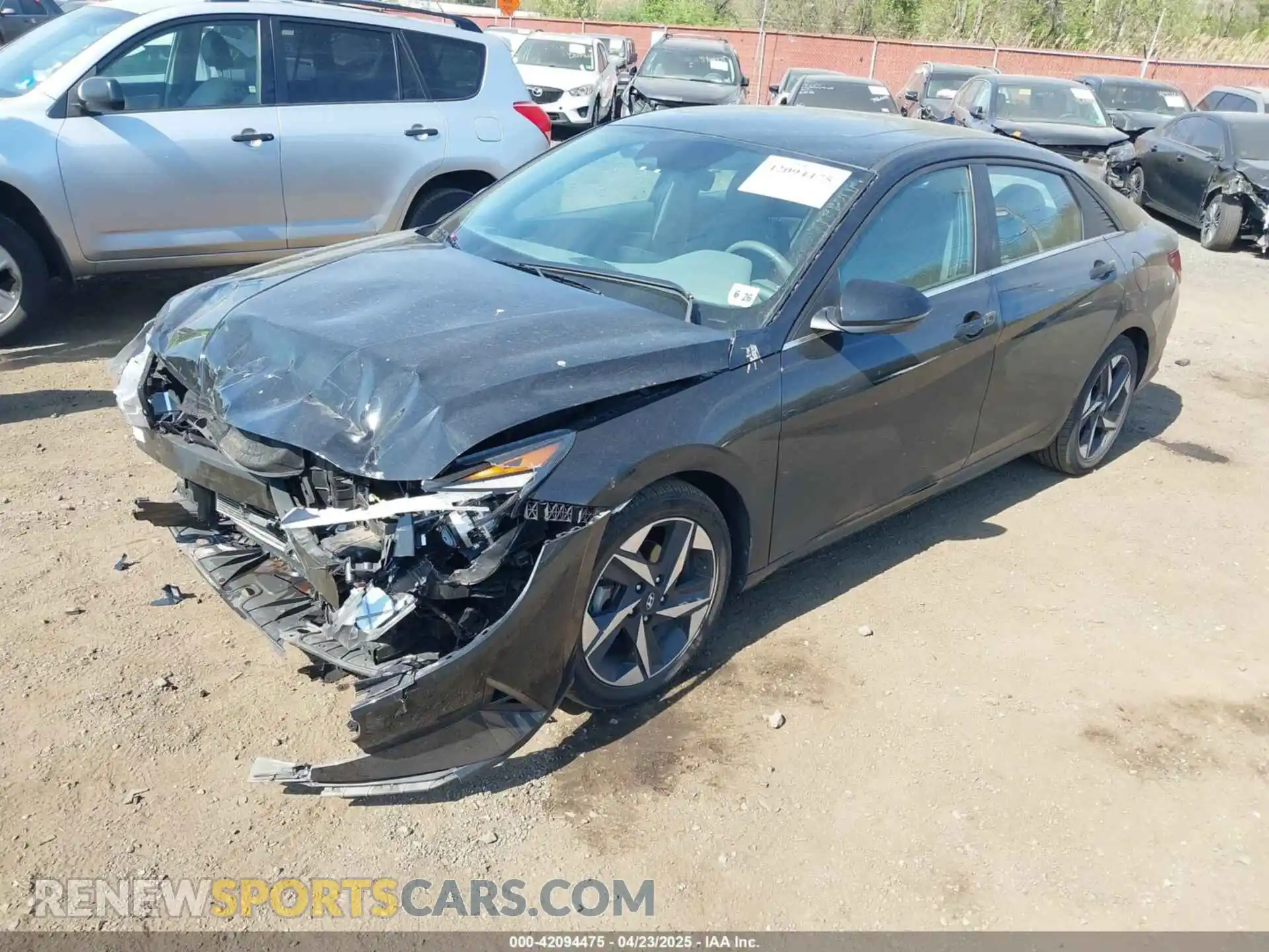 2 Photograph of a damaged car 5NPLN4AG8MH008776 HYUNDAI ELANTRA 2021