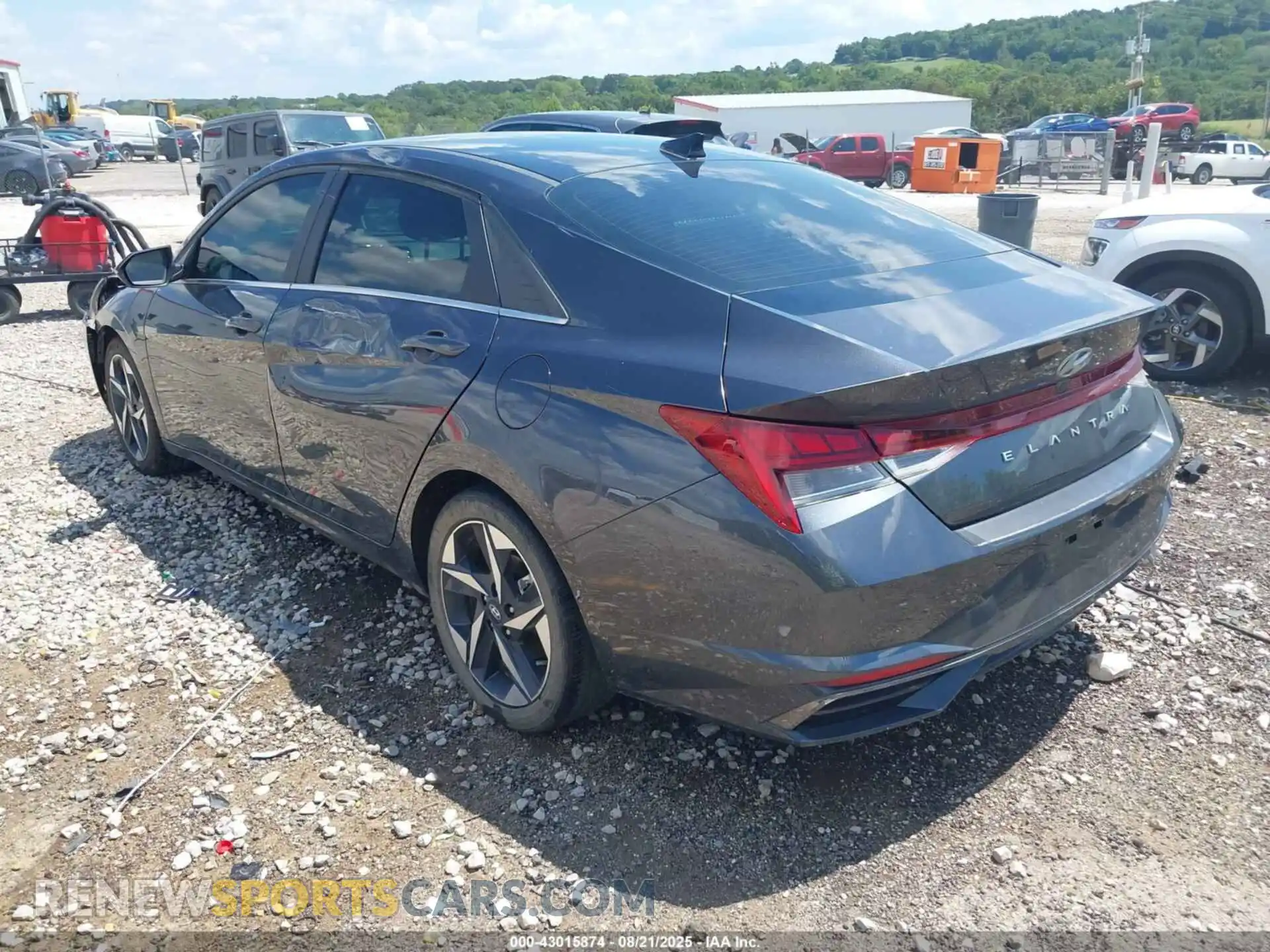 3 Photograph of a damaged car 5NPLN4AG8MH009801 HYUNDAI ELANTRA 2021
