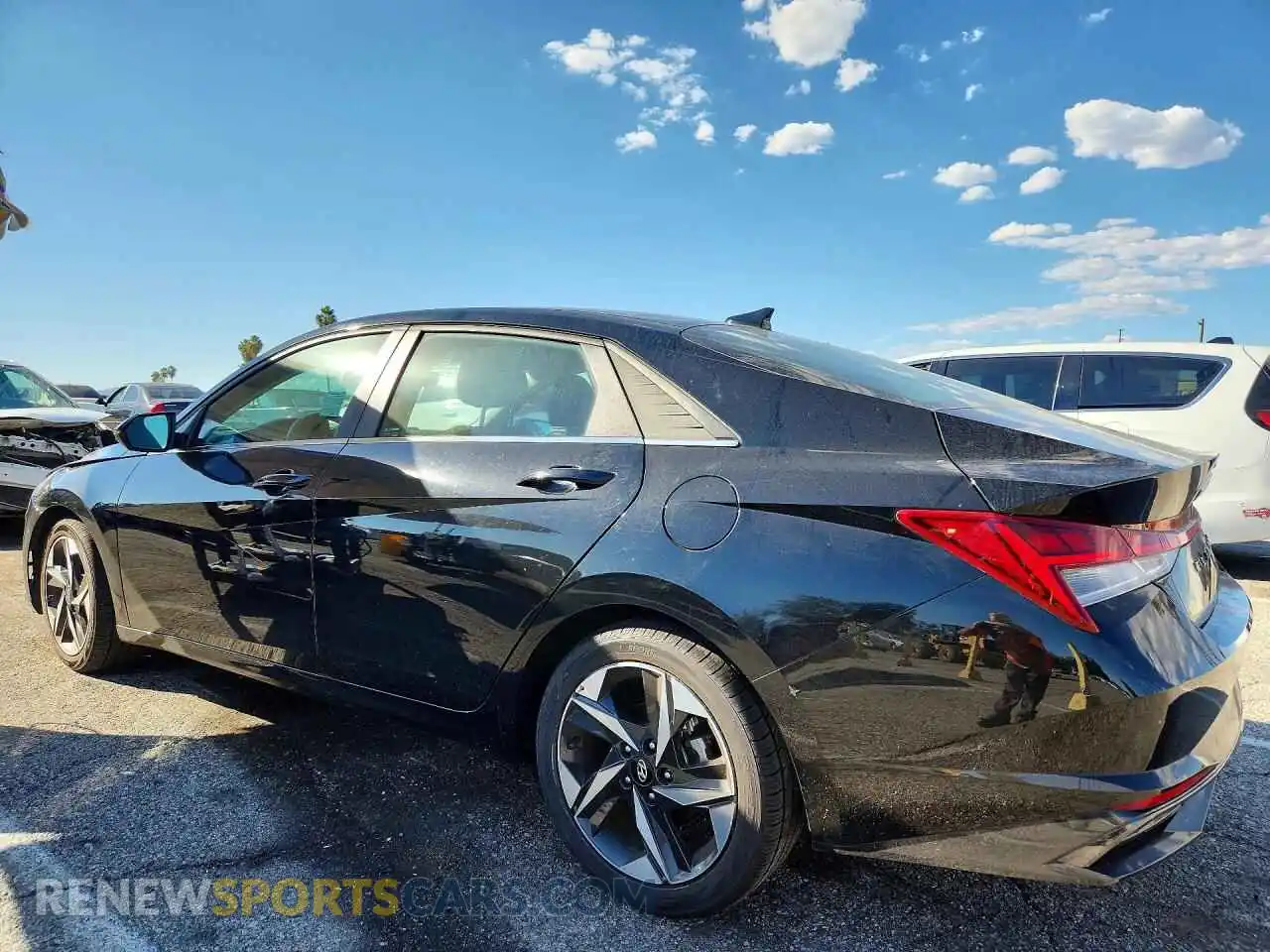 2 Photograph of a damaged car 5NPLN4AG8MH023407 HYUNDAI ELANTRA 2021