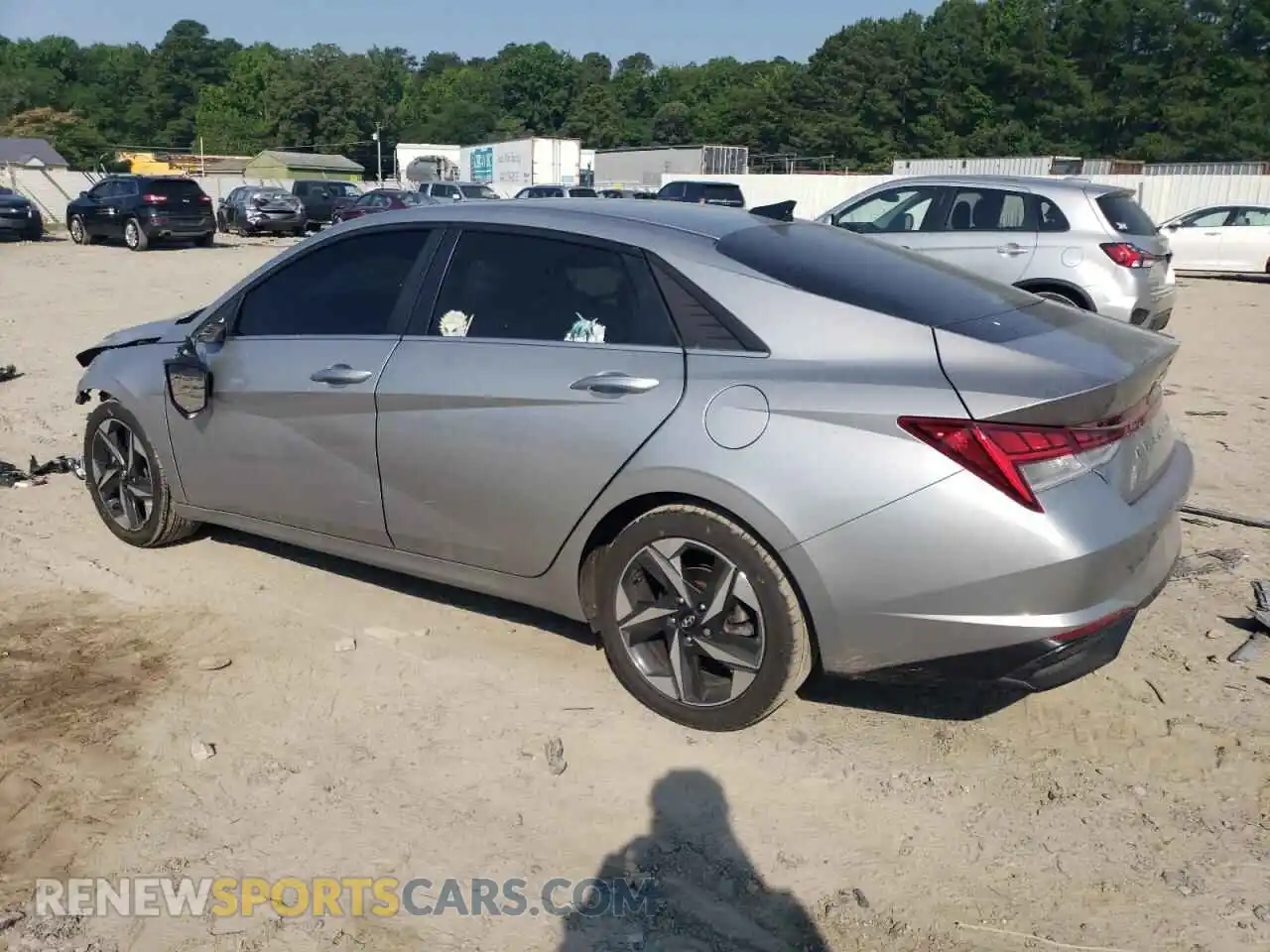 2 Photograph of a damaged car 5NPLN4AG8MH025660 HYUNDAI ELANTRA 2021