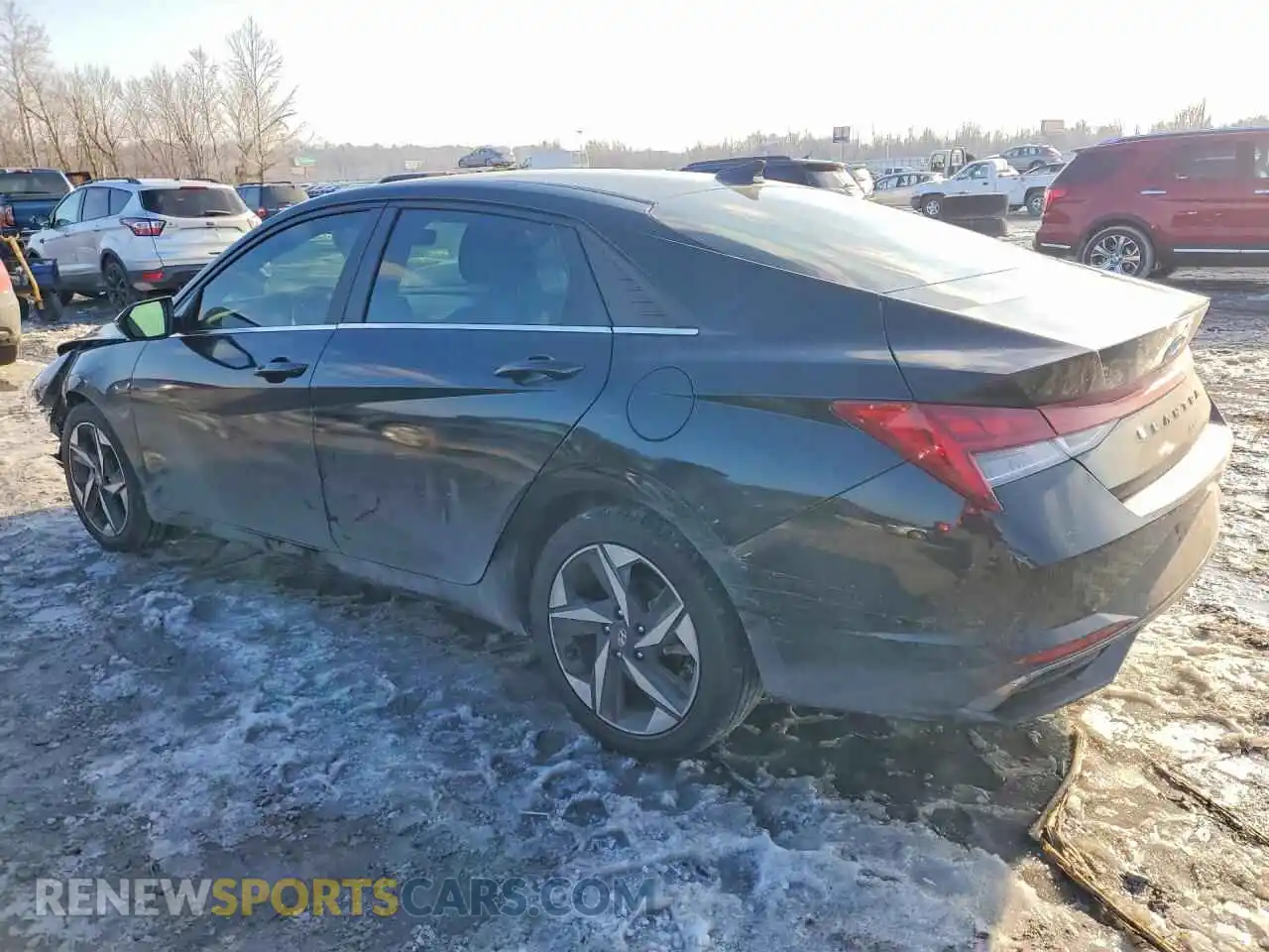 2 Photograph of a damaged car 5NPLN4AG8MH037212 HYUNDAI ELANTRA 2021