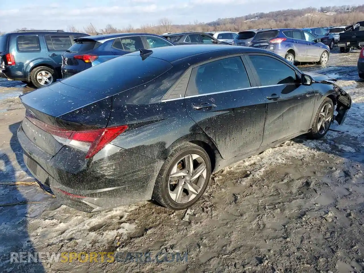 3 Photograph of a damaged car 5NPLN4AG8MH037212 HYUNDAI ELANTRA 2021