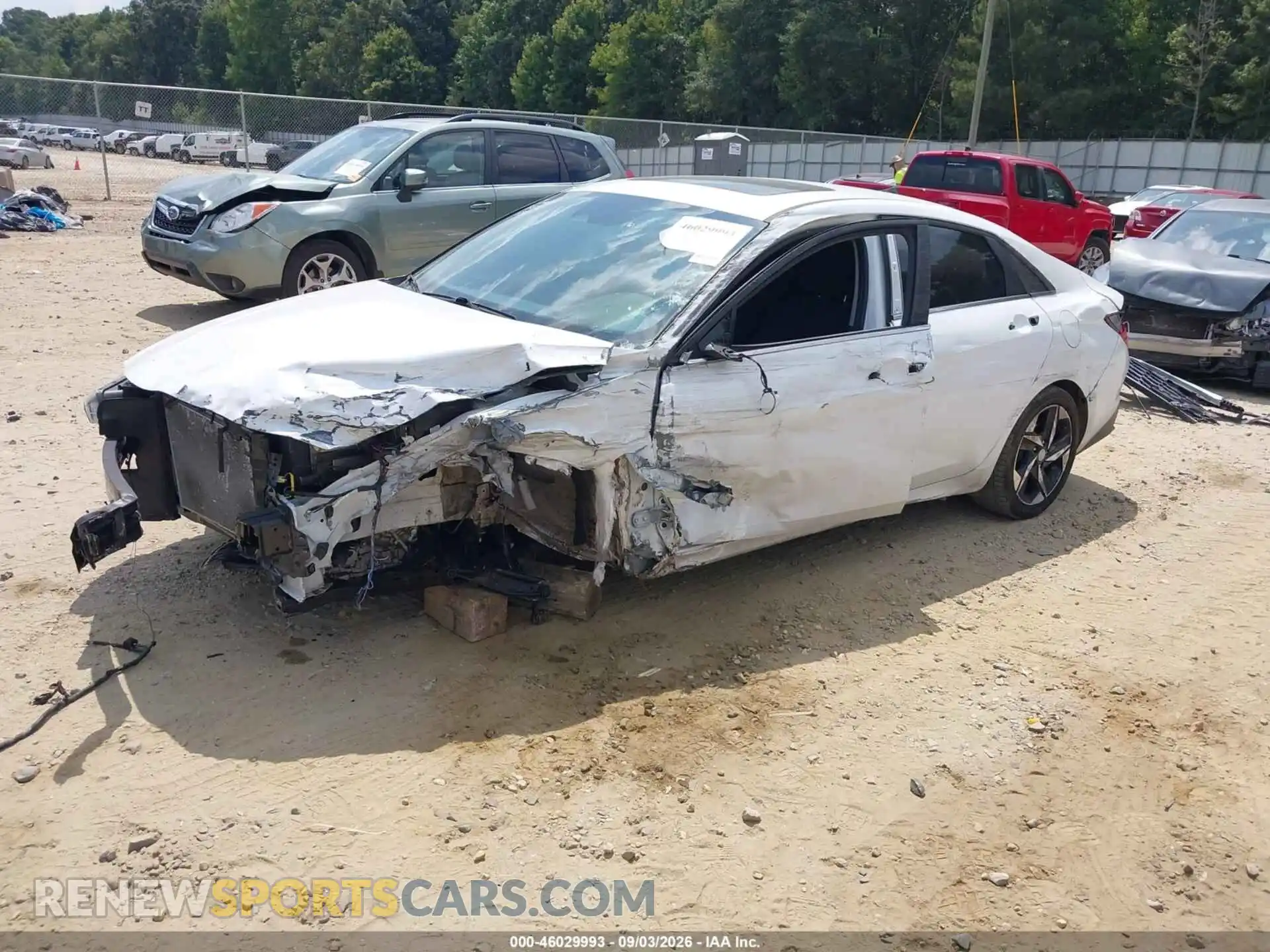2 fotografías del automóvil dañado 5NPLN4AG9MH006275 HYUNDAI ELANTRA 2021