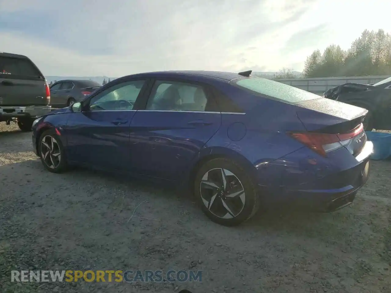 2 Photograph of a damaged car 5NPLN4AG9MH007202 HYUNDAI ELANTRA 2021