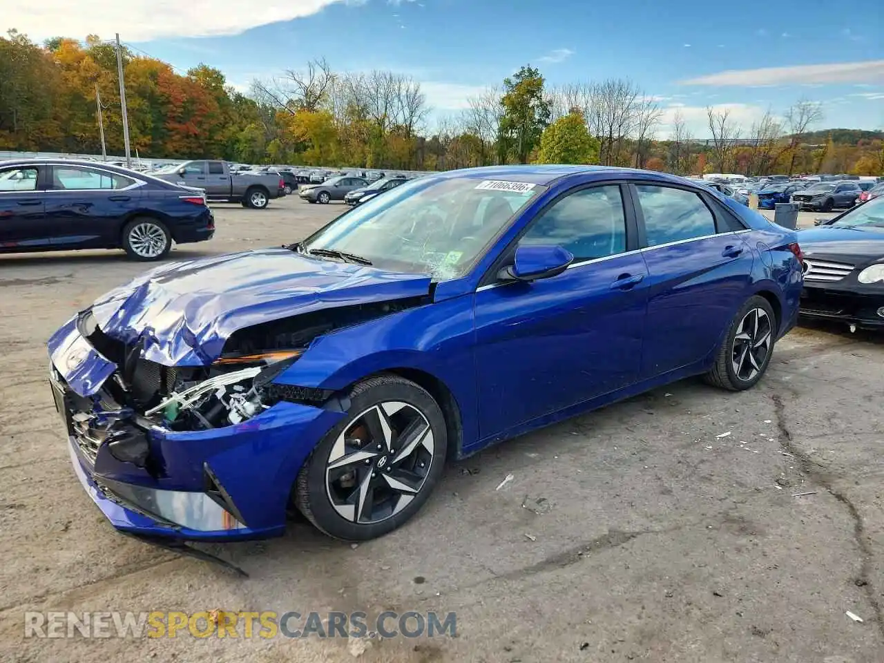 1 Фотография поврежденного автомобиля 5NPLN4AG9MH016465 HYUNDAI ELANTRA 2021
