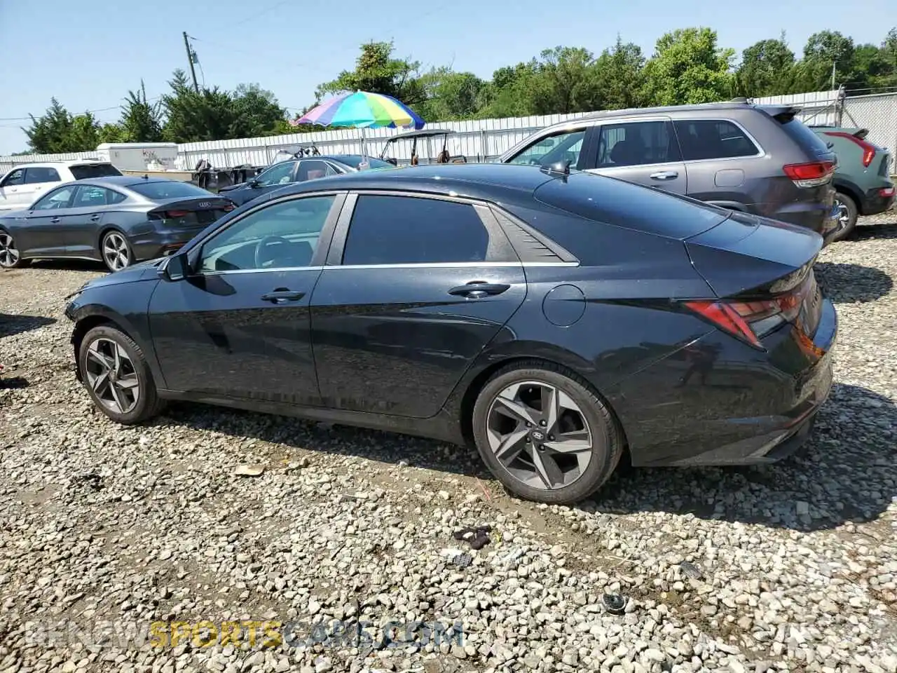 2 Photograph of a damaged car 5NPLN4AG9MH025571 HYUNDAI ELANTRA 2021