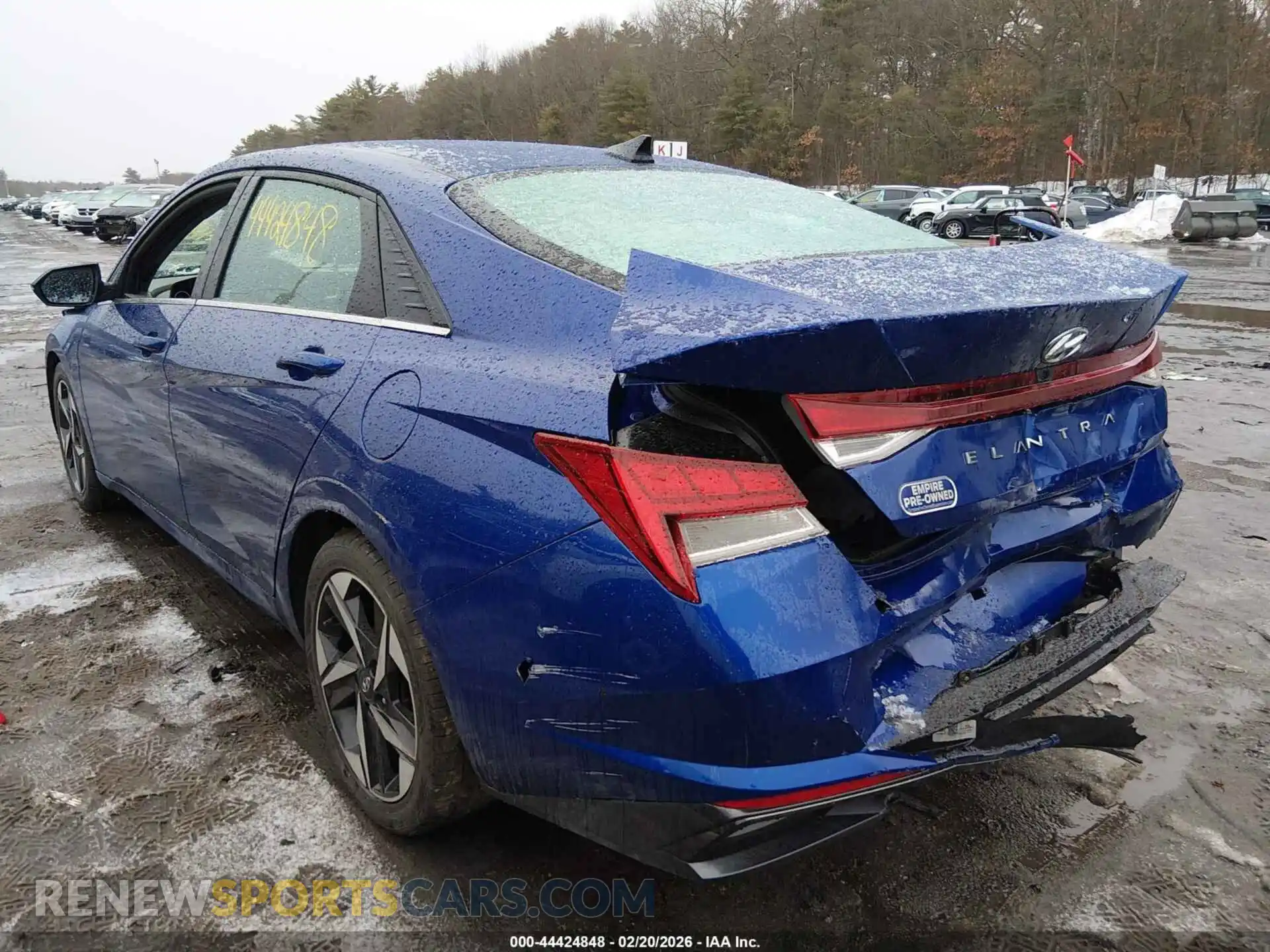 3 fotografías del automóvil dañado 5NPLN4AGXMH005555 HYUNDAI ELANTRA 2021