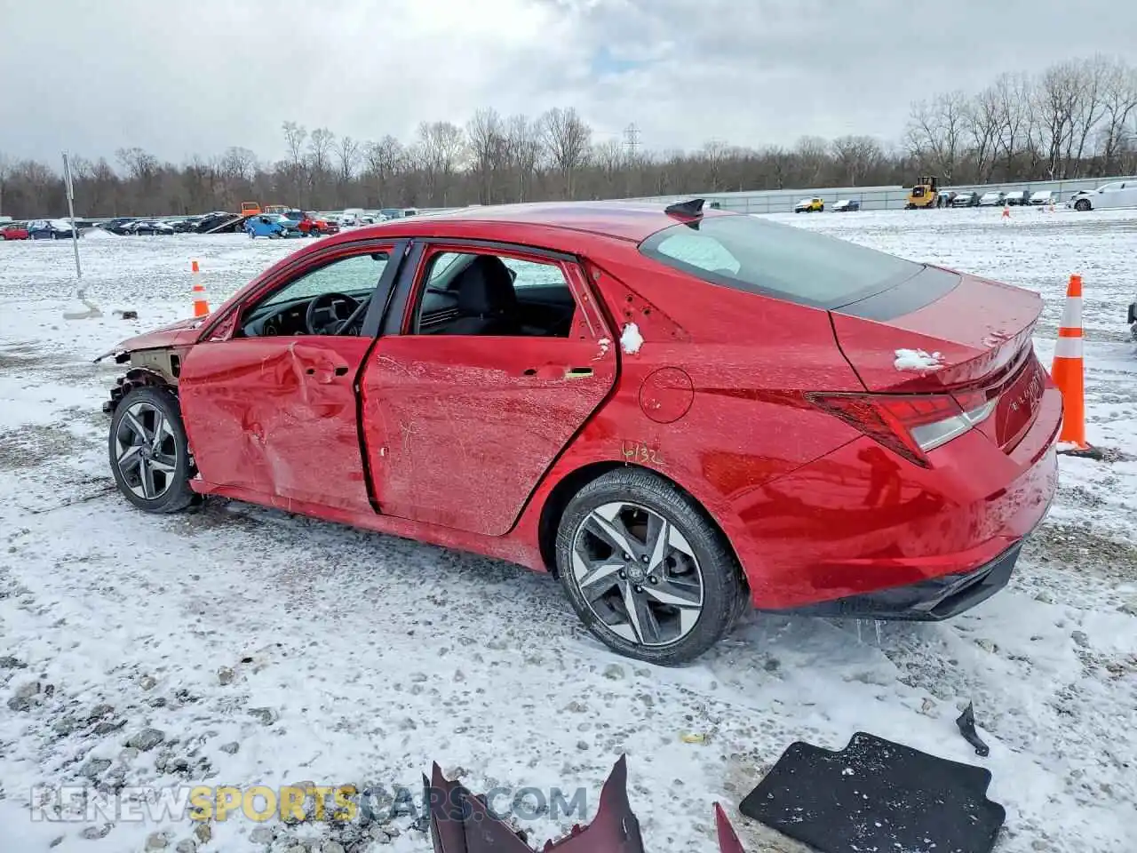2 Photograph of a damaged car 5NPLN4AGXMH013896 HYUNDAI ELANTRA 2021