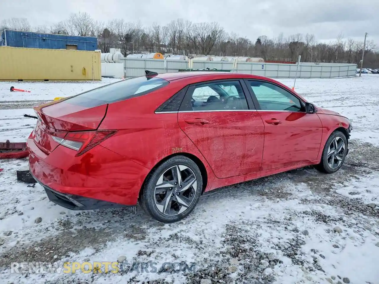 3 Photograph of a damaged car 5NPLN4AGXMH013896 HYUNDAI ELANTRA 2021
