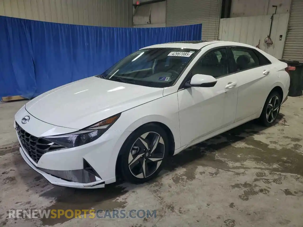 1 Photograph of a damaged car 5NPLN4AGXMH014398 HYUNDAI ELANTRA 2021