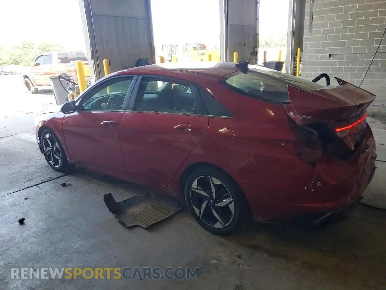 2 Photograph of a damaged car 5NPLN4AGXMH028642 HYUNDAI ELANTRA 2021