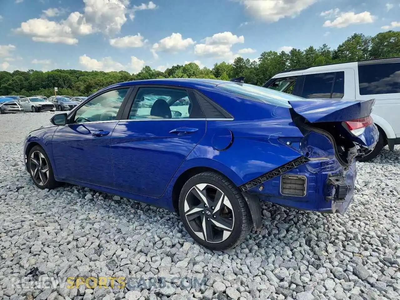 2 fotografías del automóvil dañado 5NPLN4AGXMH029077 HYUNDAI ELANTRA 2021