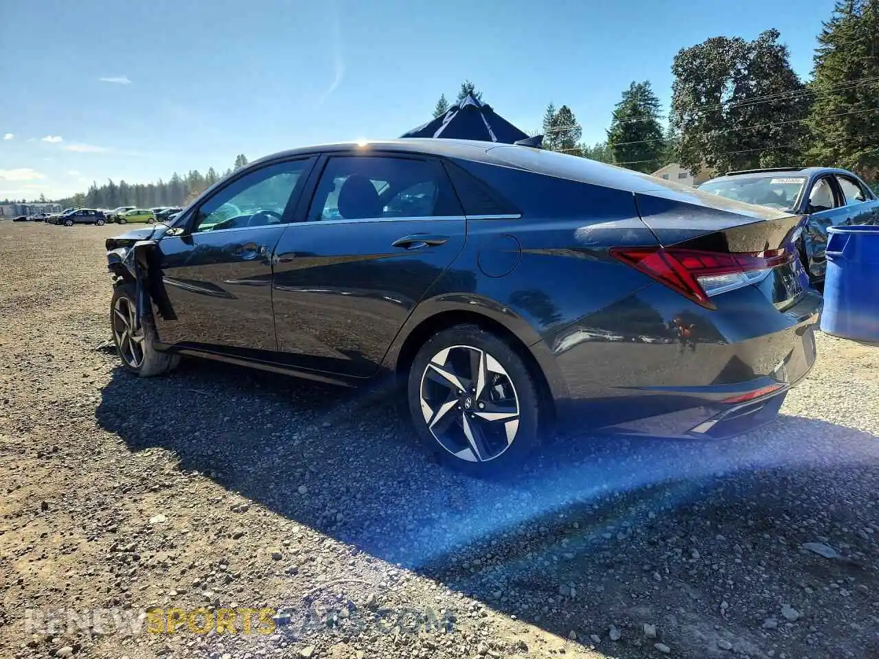 2 Photograph of a damaged car 5NPLP4AG0MH017353 HYUNDAI ELANTRA 2021