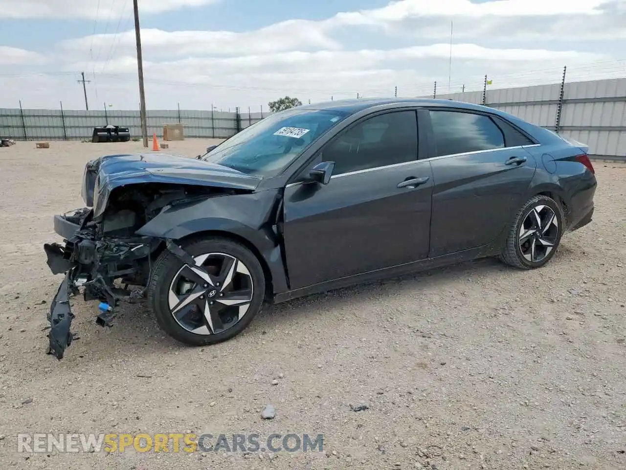 1 Photograph of a damaged car 5NPLP4AG0MH023640 HYUNDAI ELANTRA 2021