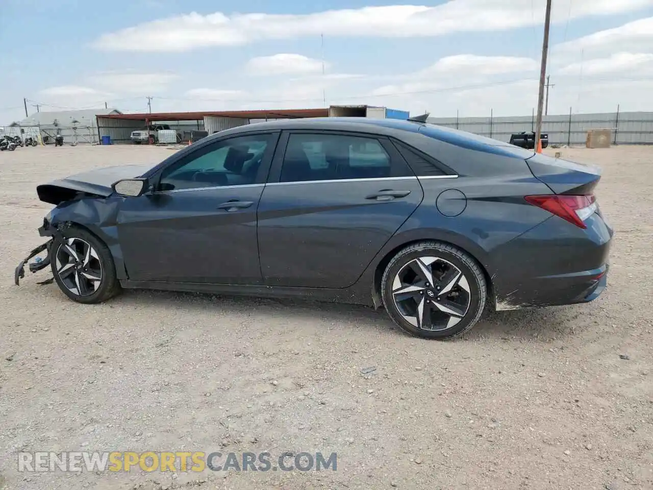 2 Photograph of a damaged car 5NPLP4AG0MH023640 HYUNDAI ELANTRA 2021