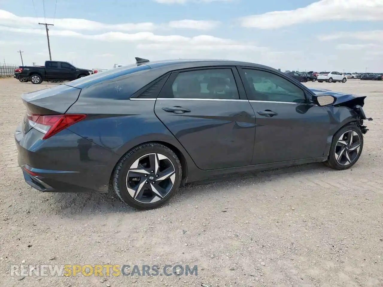 3 Photograph of a damaged car 5NPLP4AG0MH023640 HYUNDAI ELANTRA 2021