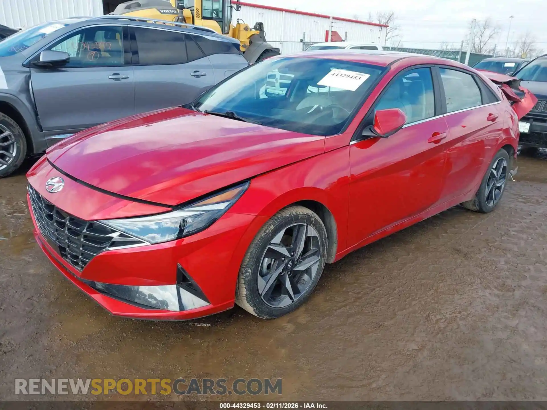 2 Photograph of a damaged car 5NPLP4AG0MH028434 HYUNDAI ELANTRA 2021