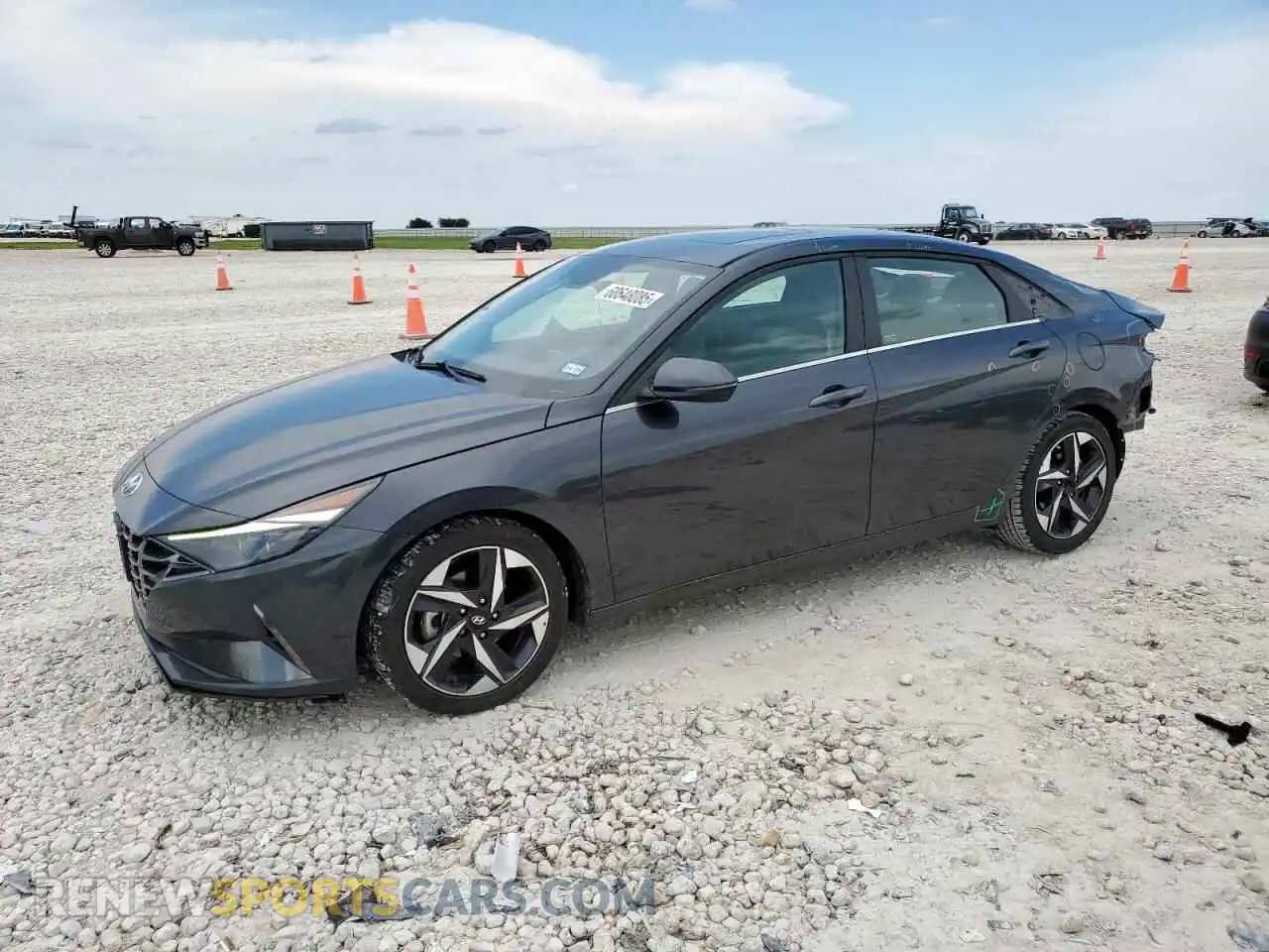 1 Photograph of a damaged car 5NPLP4AG1MH026238 HYUNDAI ELANTRA 2021
