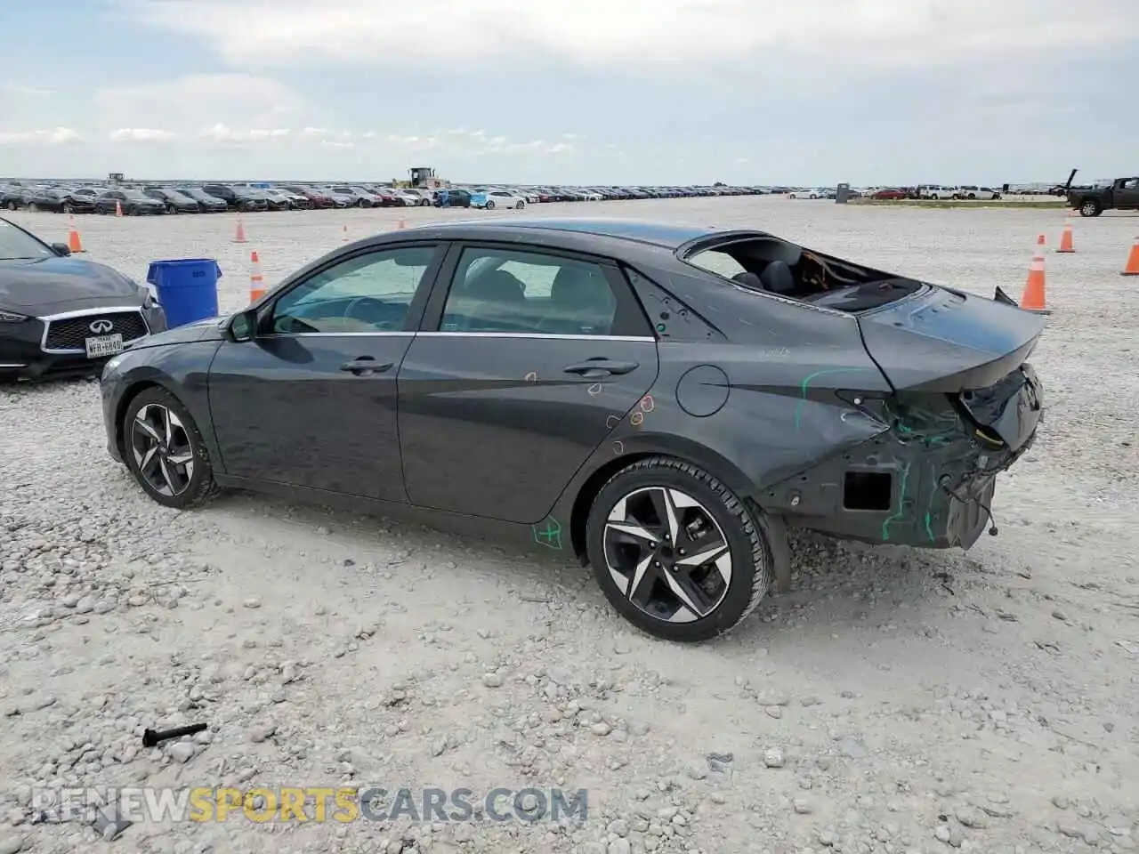 2 Photograph of a damaged car 5NPLP4AG1MH026238 HYUNDAI ELANTRA 2021