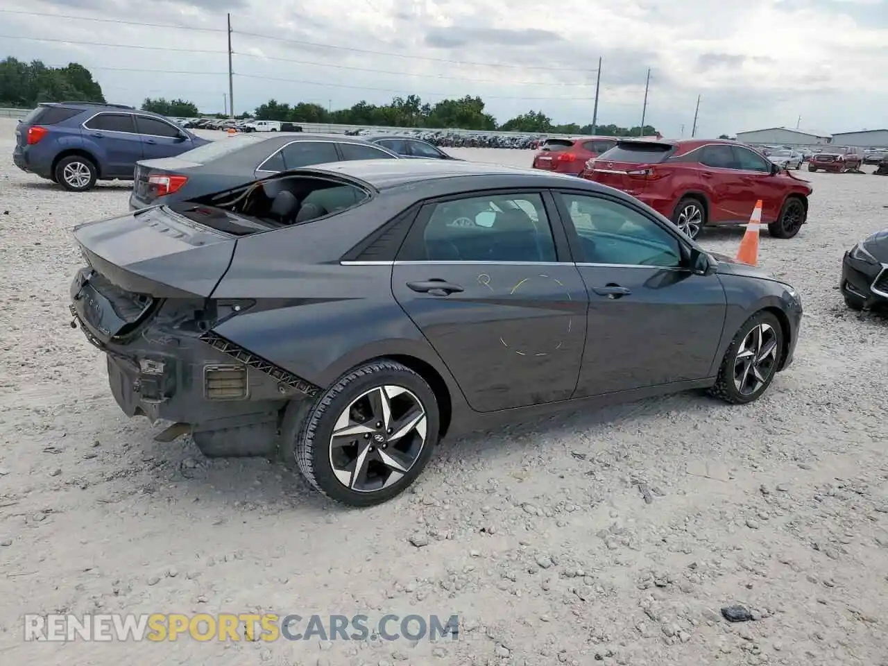 3 Photograph of a damaged car 5NPLP4AG1MH026238 HYUNDAI ELANTRA 2021