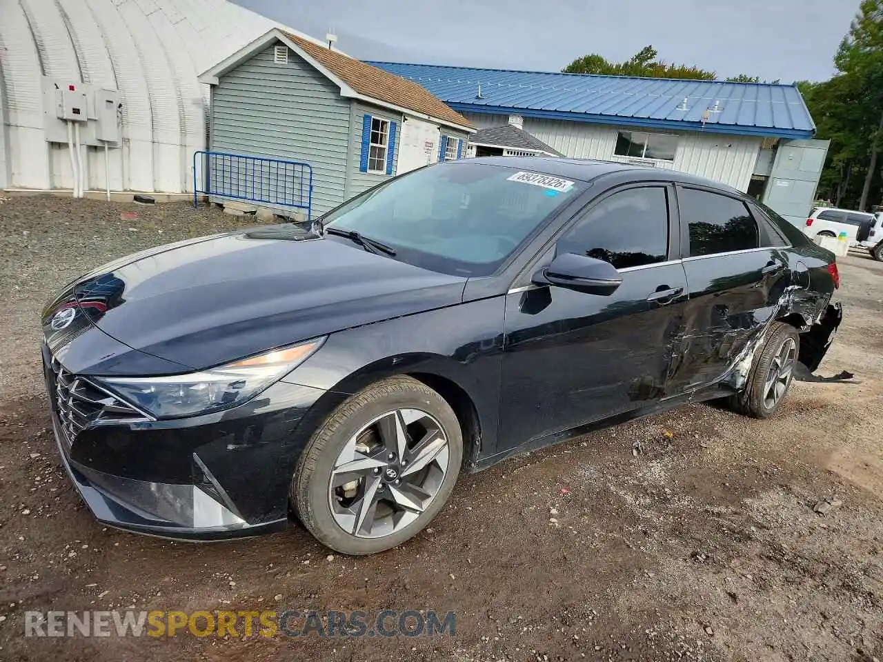1 Photograph of a damaged car 5NPLP4AG1MH028748 HYUNDAI ELANTRA 2021