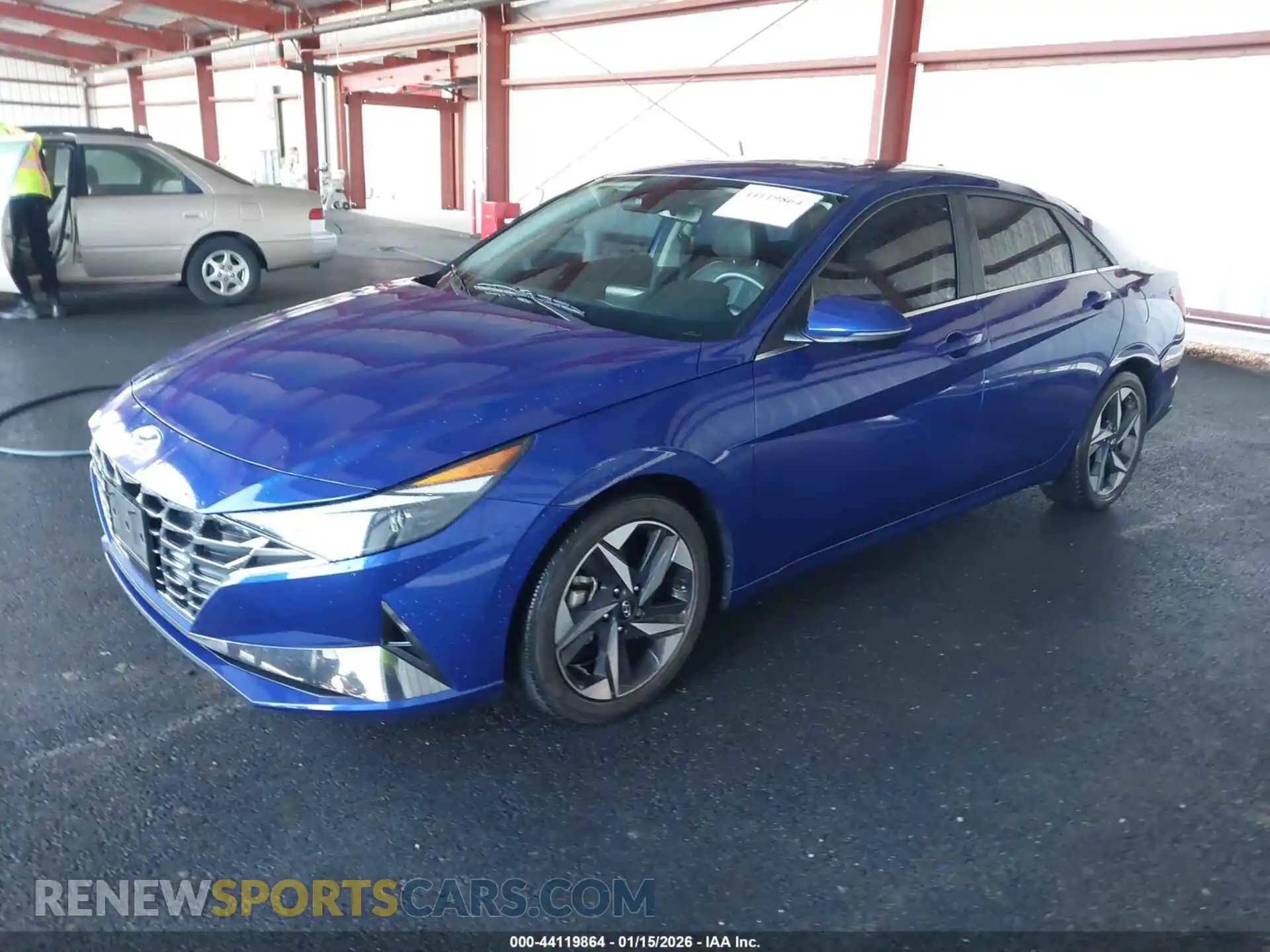 2 Photograph of a damaged car 5NPLP4AG1MH040169 HYUNDAI ELANTRA 2021