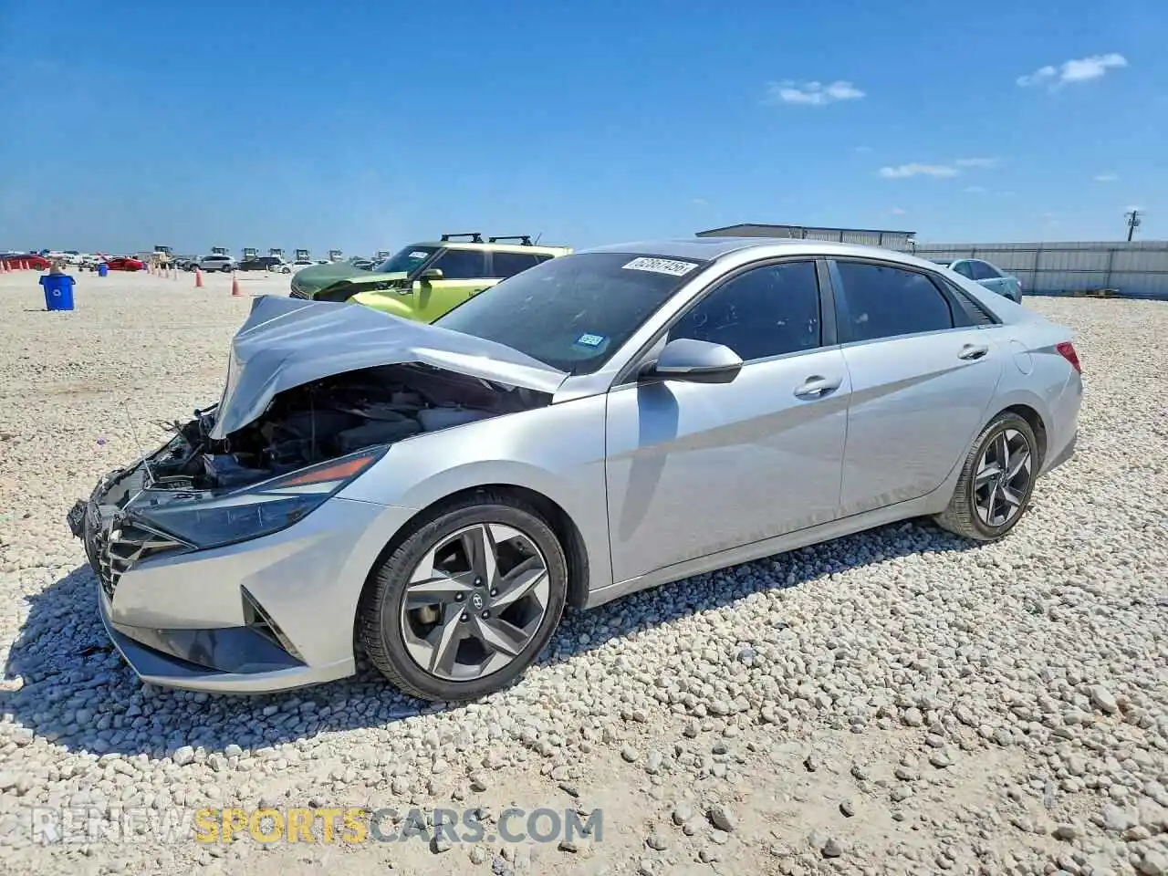 1 Photograph of a damaged car 5NPLP4AG2MH024143 HYUNDAI ELANTRA 2021