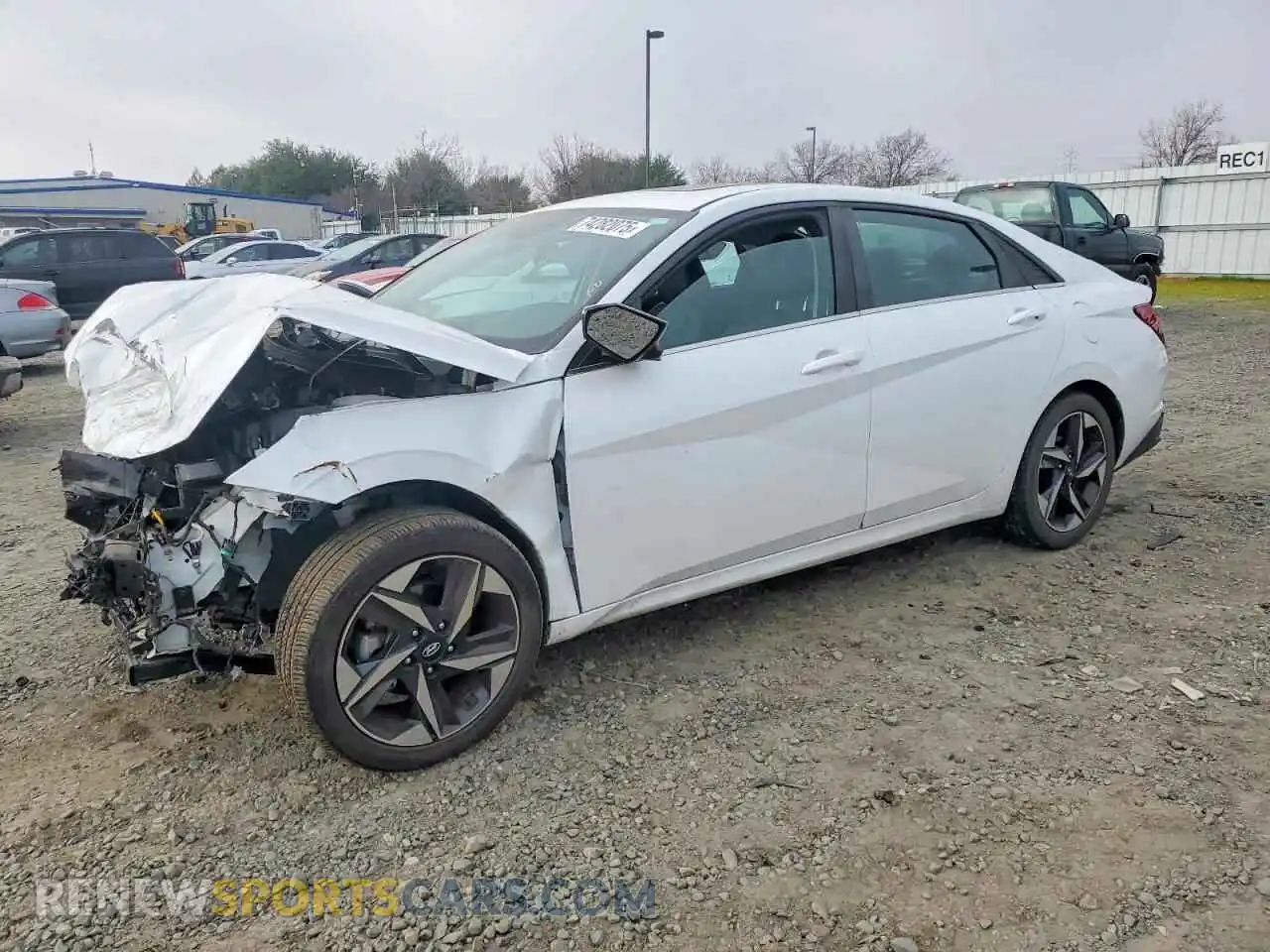 1 Photograph of a damaged car 5NPLP4AG3MH000160 HYUNDAI ELANTRA 2021