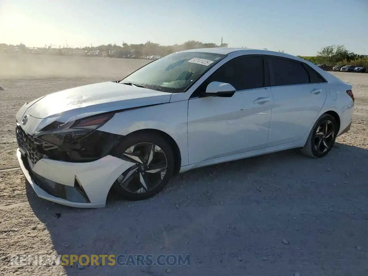 1 Photograph of a damaged car 5NPLP4AG3MH026273 HYUNDAI ELANTRA 2021