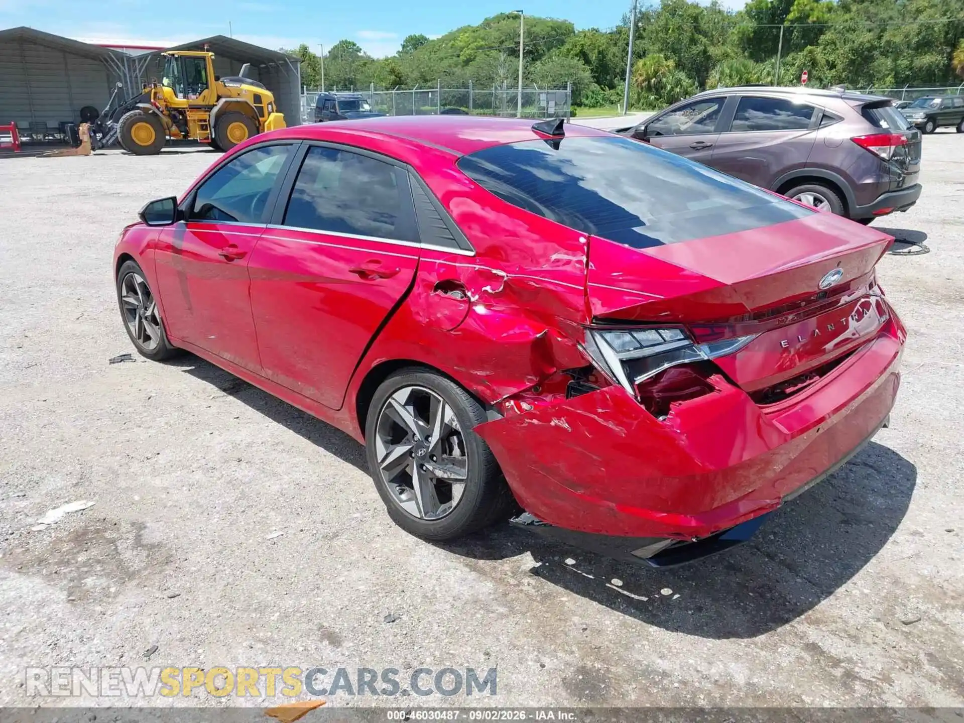 3 Photograph of a damaged car 5NPLP4AG3MH034437 HYUNDAI ELANTRA 2021