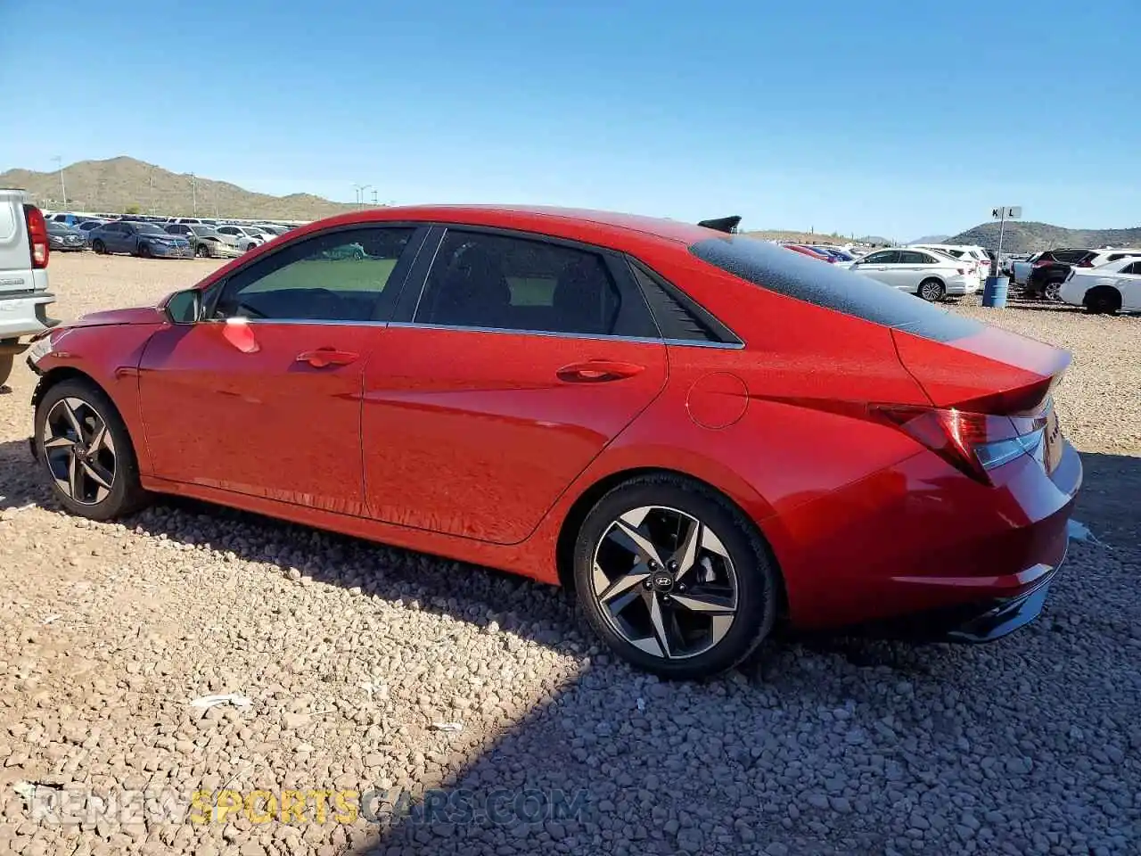 2 Photograph of a damaged car 5NPLP4AG3MH043459 HYUNDAI ELANTRA 2021