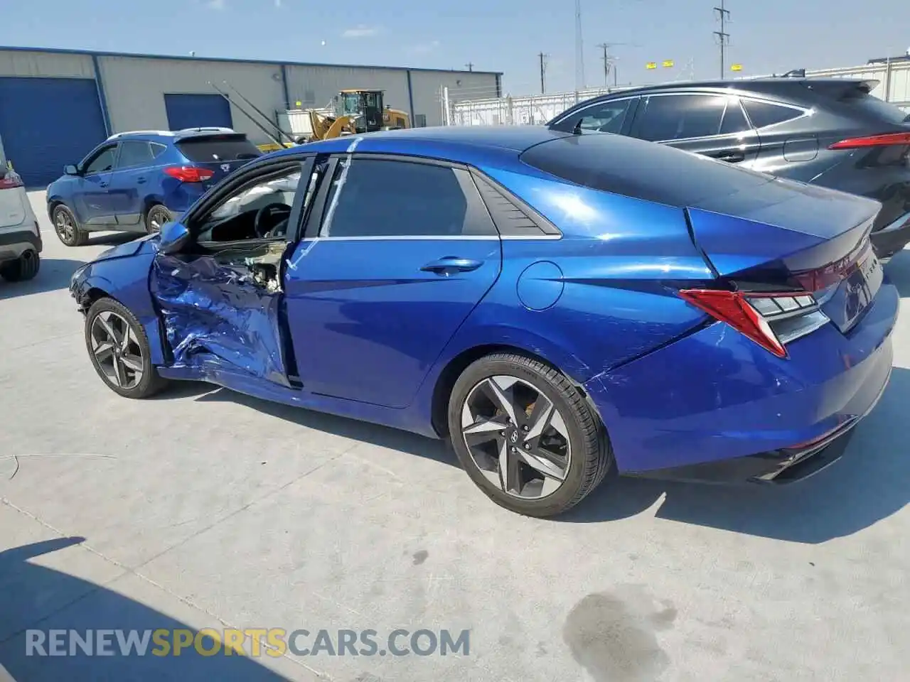 2 Photograph of a damaged car 5NPLP4AG4MH010017 HYUNDAI ELANTRA 2021