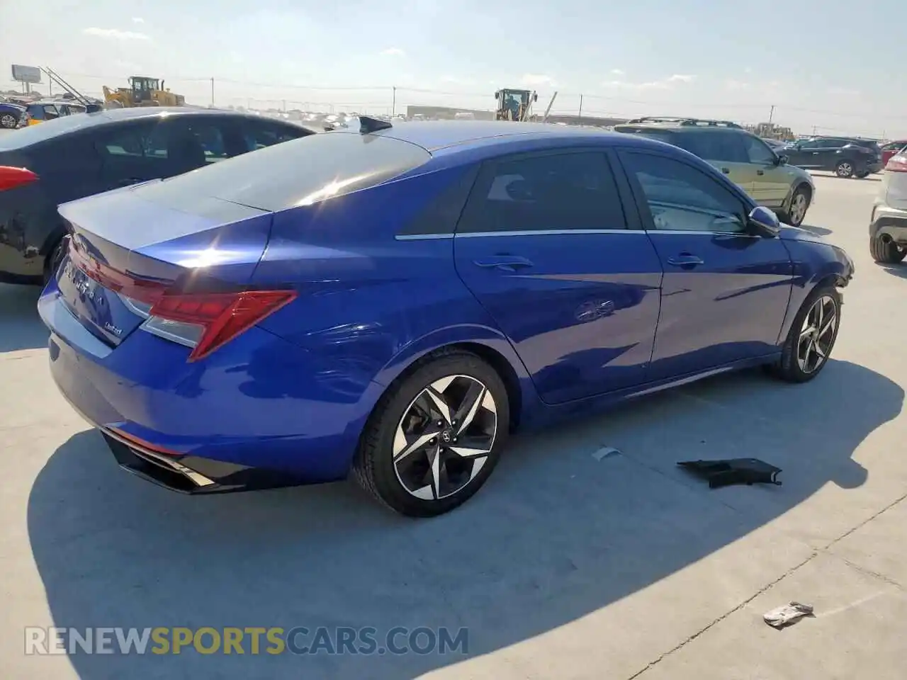 3 Photograph of a damaged car 5NPLP4AG4MH010017 HYUNDAI ELANTRA 2021