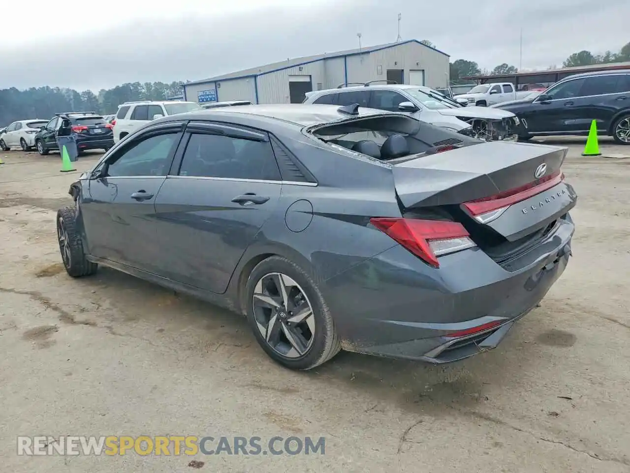 2 Photograph of a damaged car 5NPLP4AG4MH028078 HYUNDAI ELANTRA 2021
