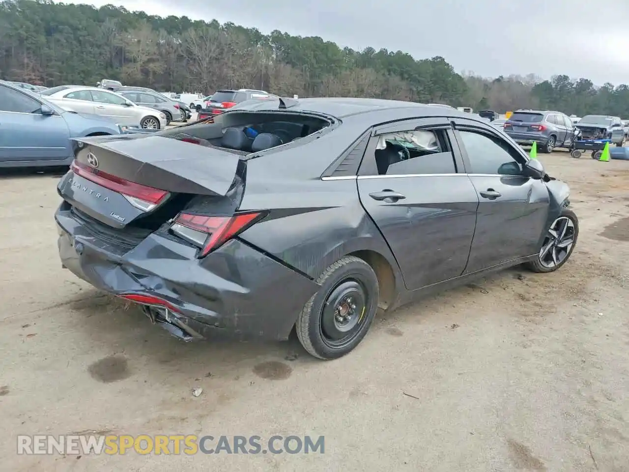 3 Photograph of a damaged car 5NPLP4AG4MH028078 HYUNDAI ELANTRA 2021