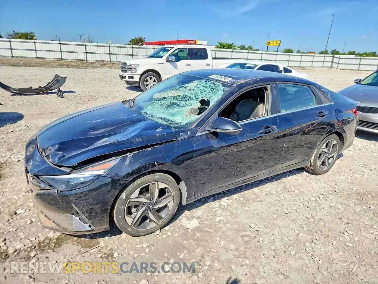 1 Photograph of a damaged car 5NPLP4AG4MH036522 HYUNDAI ELANTRA 2021
