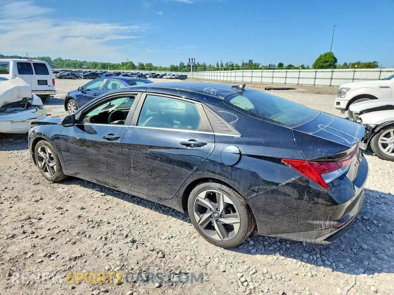 2 Photograph of a damaged car 5NPLP4AG4MH036522 HYUNDAI ELANTRA 2021