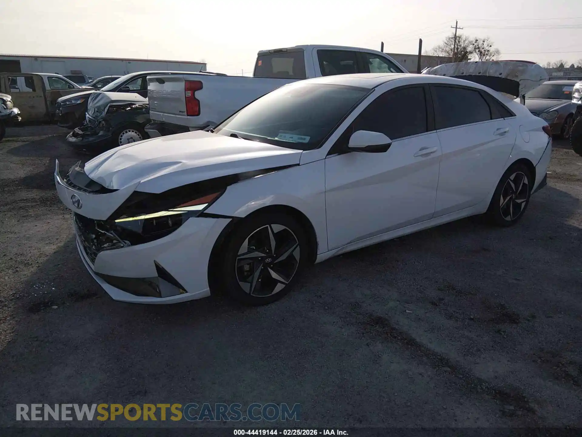 2 Photograph of a damaged car 5NPLP4AG5MH000161 HYUNDAI ELANTRA 2021