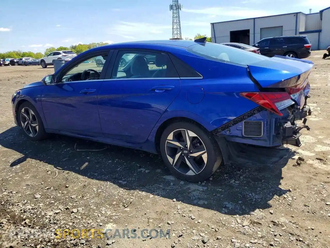 2 Photograph of a damaged car 5NPLP4AG6MH008611 HYUNDAI ELANTRA 2021