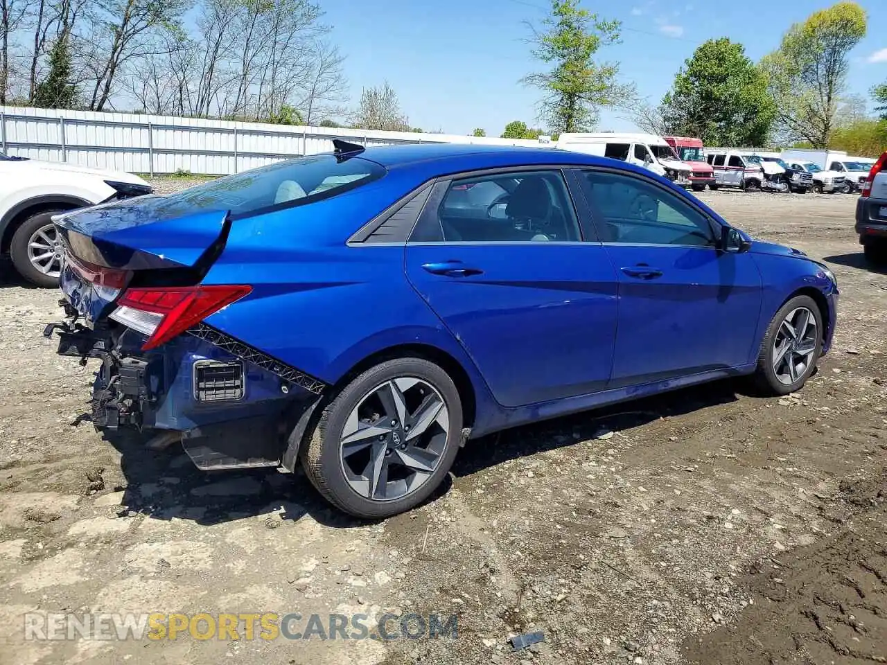 3 Photograph of a damaged car 5NPLP4AG6MH008611 HYUNDAI ELANTRA 2021