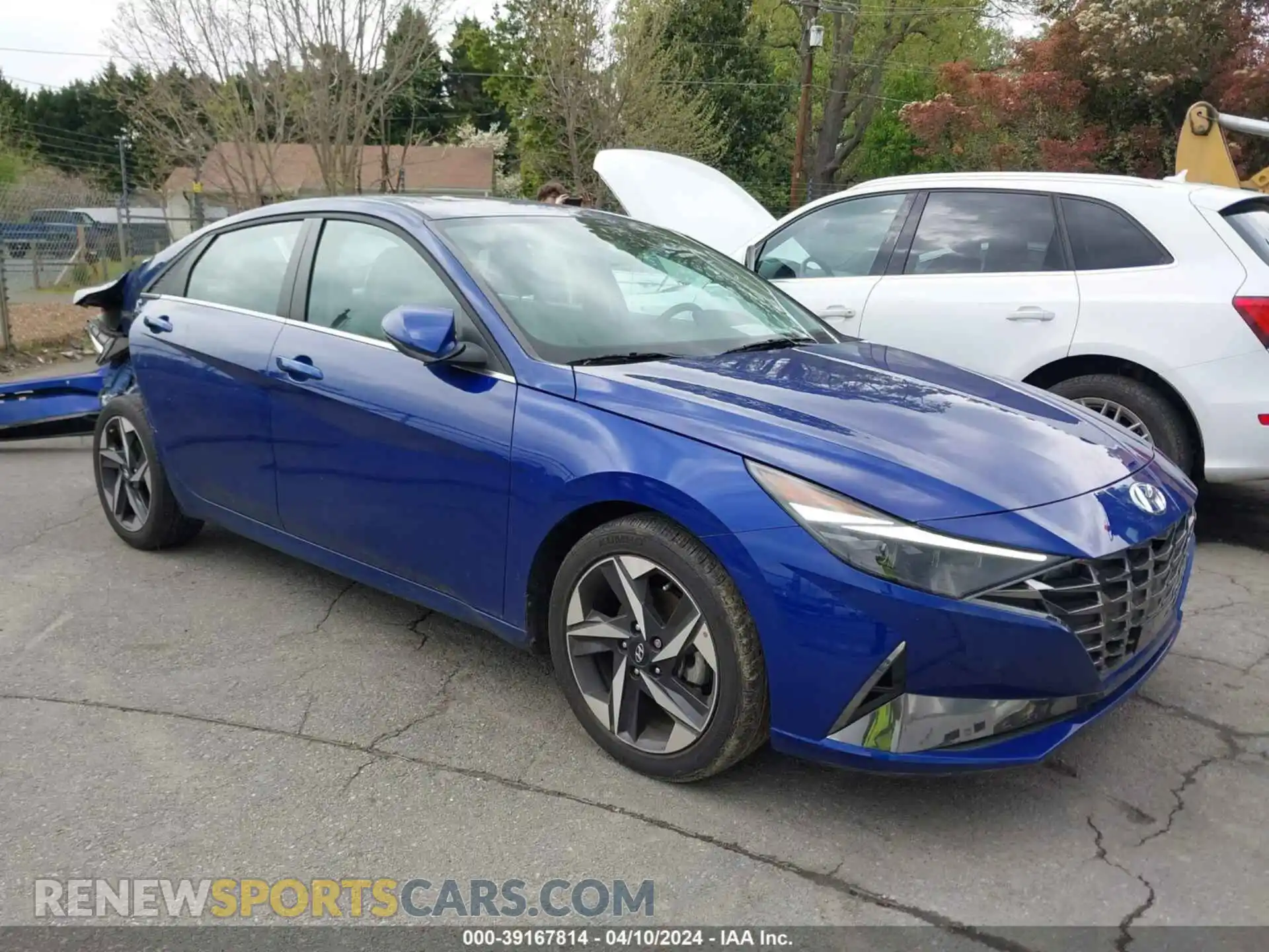 1 Photograph of a damaged car 5NPLP4AG7MH020587 HYUNDAI ELANTRA 2021