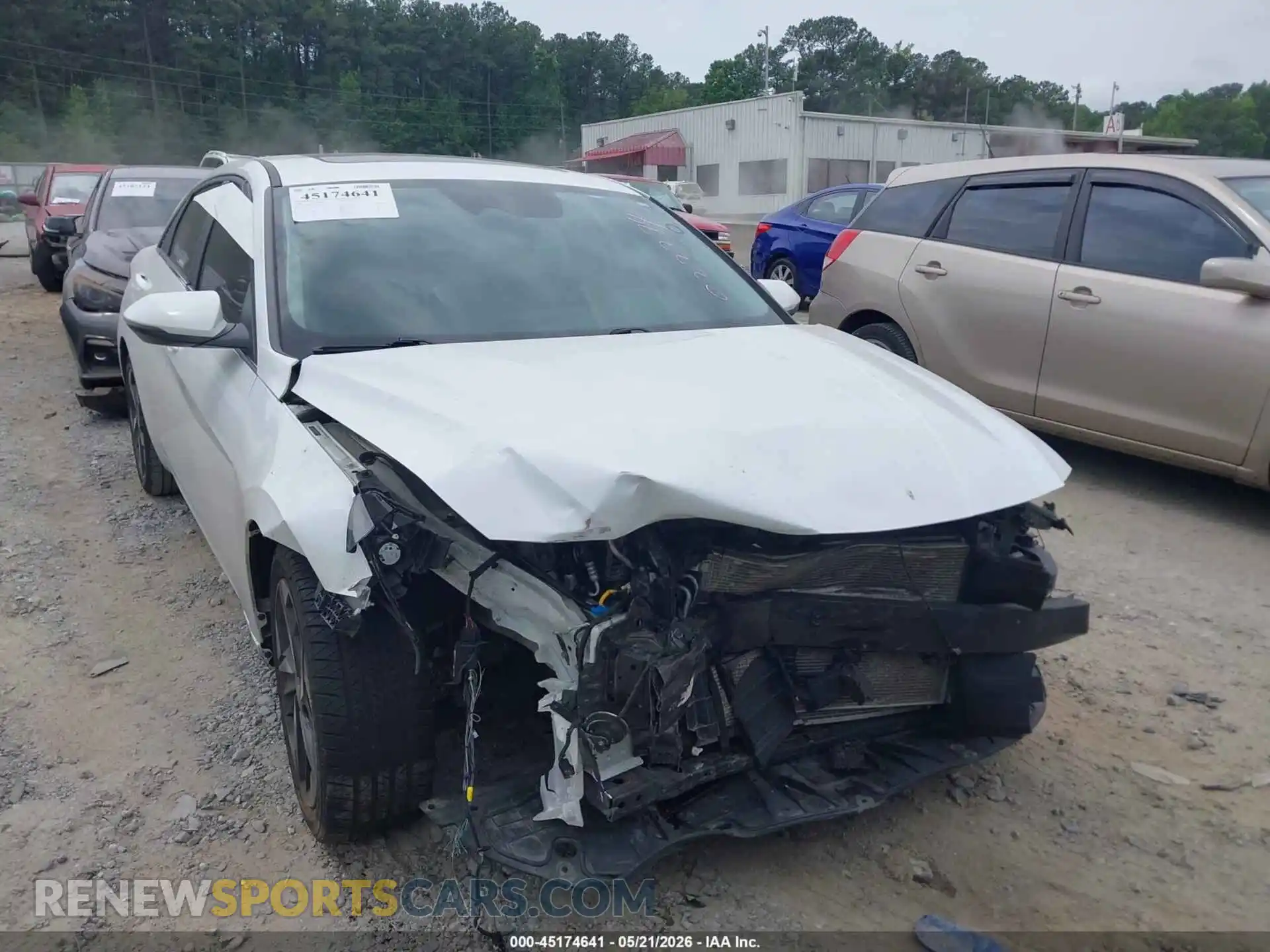 1 Photograph of a damaged car 5NPLP4AG7MH022274 HYUNDAI ELANTRA 2021