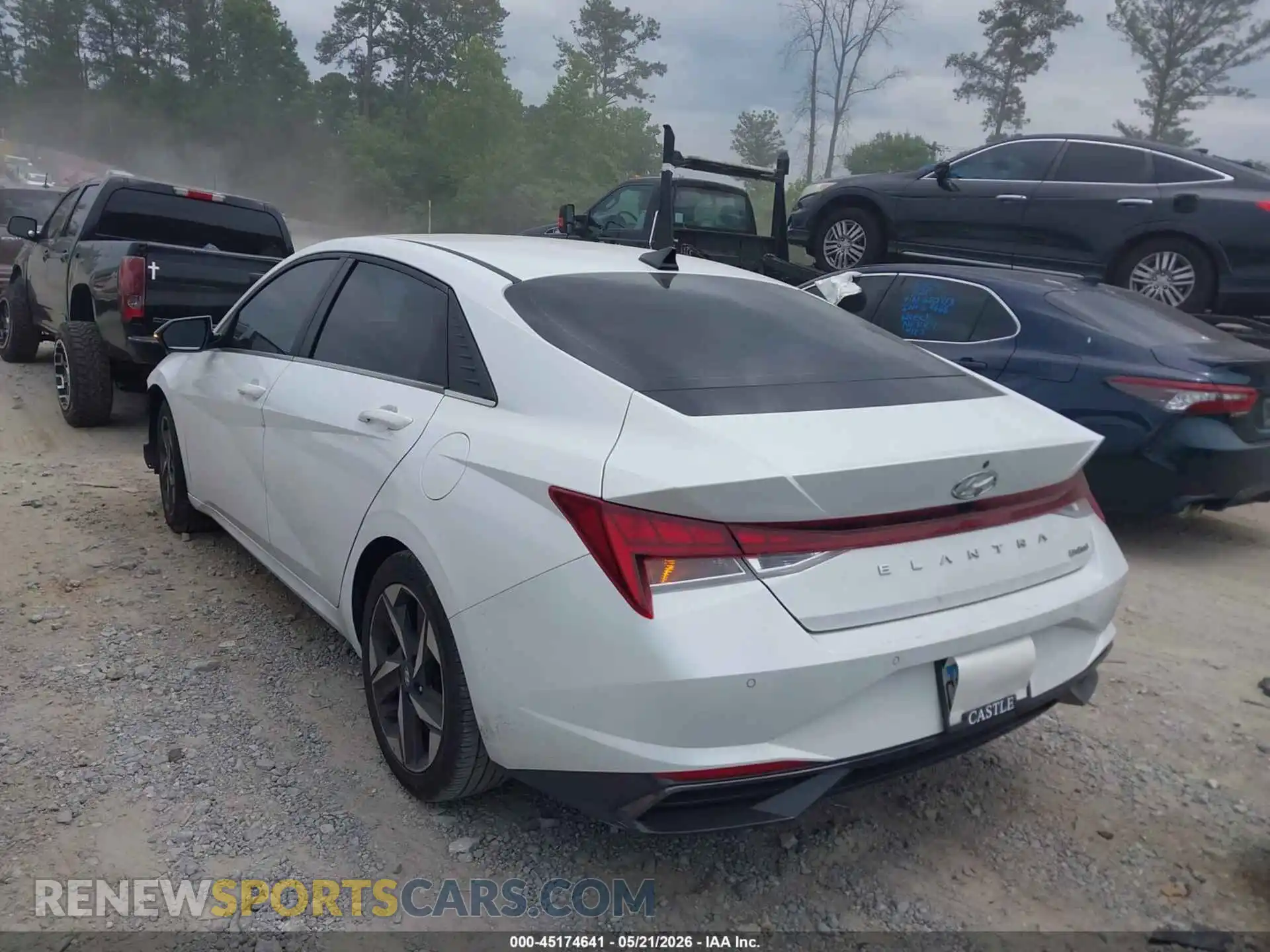 3 Photograph of a damaged car 5NPLP4AG7MH022274 HYUNDAI ELANTRA 2021