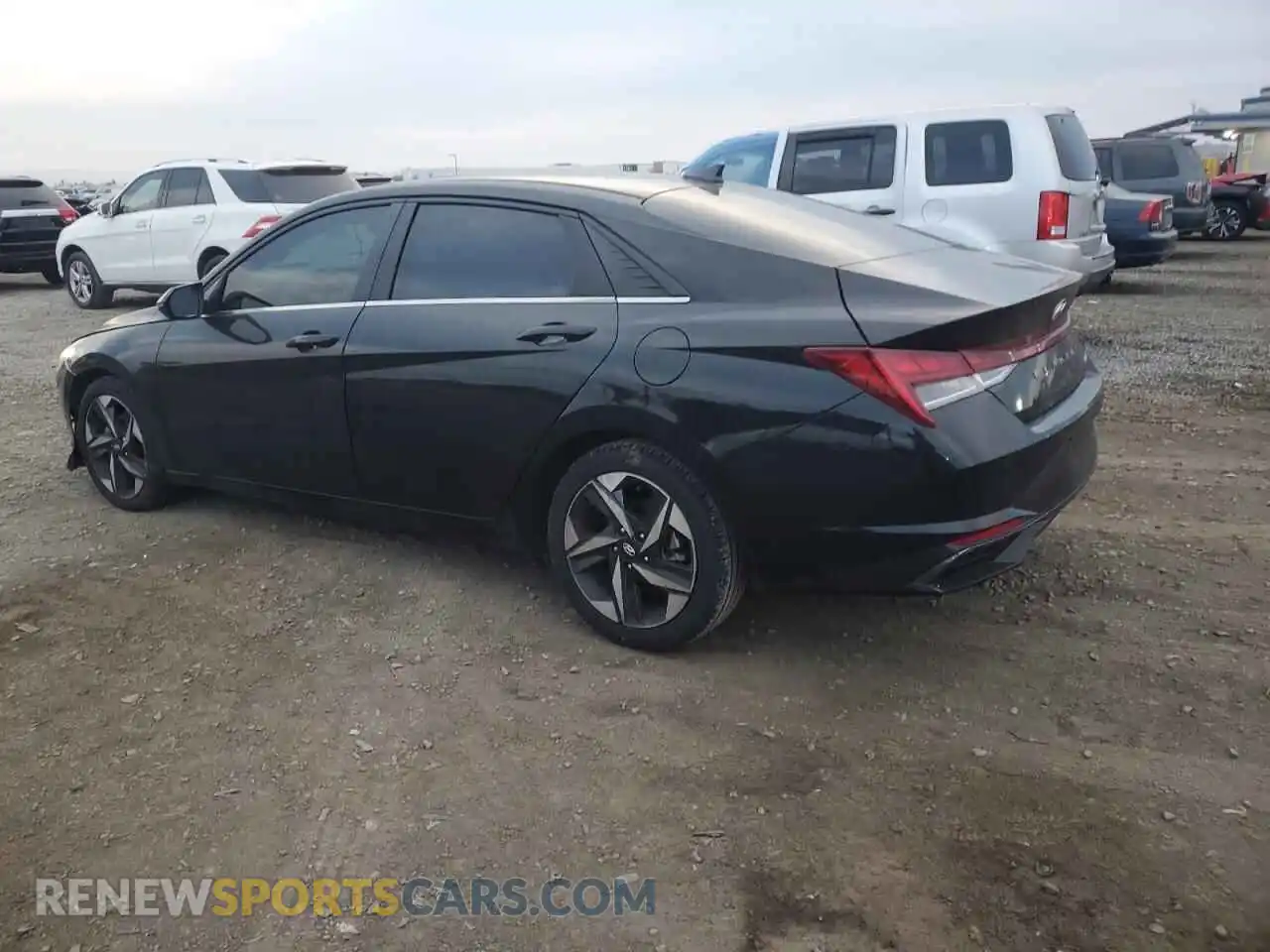 2 Photograph of a damaged car 5NPLP4AG7MH023215 HYUNDAI ELANTRA 2021