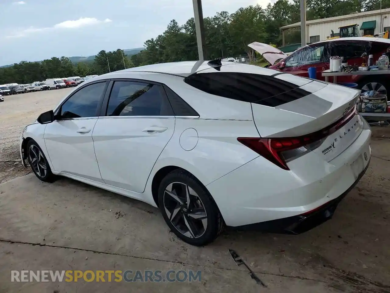 2 Photograph of a damaged car 5NPLP4AG7MH029869 HYUNDAI ELANTRA 2021
